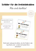 Vorschau - Poster - Schilder für die Umkleidekabine - Deckblatt