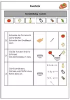 Vorschau - Arbeitsblätter - Rezept Bruschetta für ein Baguette - Seite 2