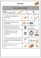 Vorschau - Arbeitsblätter - Rezept Bruschetta für ein Baguette - Seite 3
