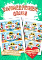 Vorschau - Anderer Materialtyp - Sommerferien Gruß - Deckblatt