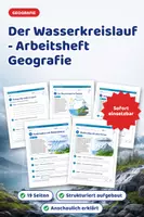 Vorschau - Unterrichtsreihen - Der Wasserkreislauf - Arbeitsheft Geografie - Deckblatt