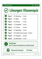 Vorschau - Arbeitsblätter - Klassenquiz: Der Wasserkreislauf mit Lösungen - Seite 3