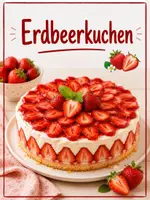 Vorschau - Arbeitsblätter - Rezept für einen Erdbeerkuchen (26er Form) - Deckblatt