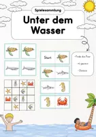 Vorschau - Spiele - Spielesammlung "Unter dem Meer" | Spiel Sommer - Deckblatt