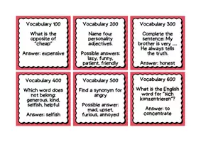 Vorschau - Quiz - English Quiz Show / Grade 7 and 8 - Seite 3