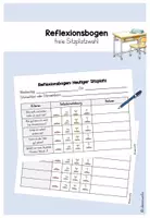 Vorschau - Arbeitsblätter - Reflexionsbogen für eine freie Sitzplatzwahl - Churermodell - Deckblatt