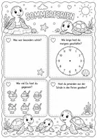 Vorschau - Arbeitsblätter - Erinnerungsblatt: Meine Sommerferien - Seite 2