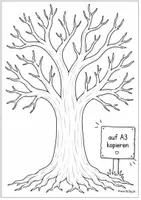 Vorschau - Mal- und Bastelvorlagen - Wunschbaum - Abschiedswünsche - Schulhausgestaltung - Seite 2