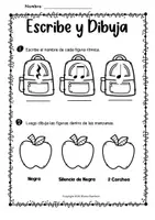 Vista previa - Hojas de trabajo - Actividades de Ritmo – Vuelta a Clases | Negras y Corcheas - página 2