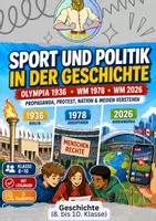Vorschau - Arbeitsblätter - Fußball-WM 2026 Geschichte Klasse 8-10: Sport, Politik & Nation - Deckblatt