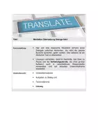 Vorschau - Arbeitsblätter - Mediation Übersetzung Dialoge Sek I - Seite 1