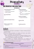 Vorschau - Unterrichtsreihen - In Anlehnung an: Heimsuchung von Jenny Erpenbeck: „Der Architekt und seine Frau – Figuren analysieren und interpretieren“ (11. – 13. Klasse | Oberstufe | Abitur | Deutsch | Roman | Erinnerungsgeschichte | Literatur) - Seite 1