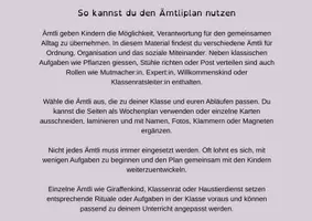 Vorschau - Präsentationen/Tafelbilder - Materialpaket: Ämtli - 5 Designs für Kindergarten und Primarstufe - Seite 3
