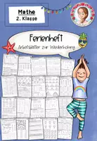 Vorschau - Arbeitsblätter - Ferienheft Mathe Klasse 2 | Sommerferien Mathe & Fit in Mathe - Deckblatt