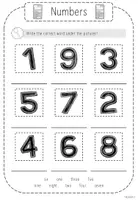 Vorschau - Arbeitsblätter - Numbers (Paket) - Flashcards, Worksheets, Bingo, Survey - Seite 2