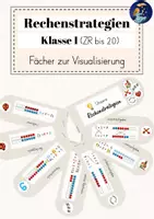 Vorschau - Mal- und Bastelvorlagen - Rechenstrategien Klasse 1 - Plakate & Lernfächer - Seite 1