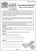 Vorschau - Arbeitsblätter - Griechische Götter - Seite 3