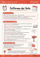 Vorschau - Arbeitsblätter - Zeitformen des Verbs – Vertretungsstunde Deutsch - Seite 2