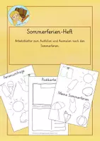 Vorschau - Arbeitsblätter - Materialpaket - Sommerferienhefte auf verschiedenen Sprachen - Deckblatt