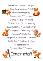 Vorschau - Poster - Fuchsklasse - Poster | Klassenraumdekoration (Klassentier) - Seite 3