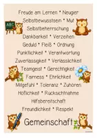 Vorschau - Poster - Eulenklasse - Poster | Klassenraumdekoration (Klassentier) - Seite 2