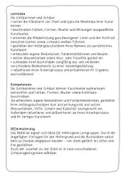 Vorschau - Stundenentwürfe - Mein Buchstabe wird zum Kunstwerk nach Jen Stark - Kunstwerkbetrachtung, Schulstart, Grundschule - Seite 2