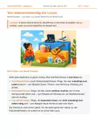 Vorschau - Arbeitsblätter - Von lebensnotwendig bis Luxus – Bedürfnisarten & Bedarf – AB 2 - Deckblatt