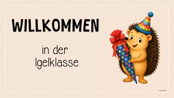 Vorschau - Präsentationen/Tafelbilder - Igelklasse - Tafelbilder (Klassentier) - Seite 3