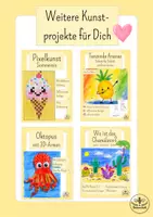 Vorschau - Mal- und Bastelvorlagen - Schulbeginn - Ende der Sommerferien - mein Koffer voller Erinnerungen- Kunst Klasse 2 Sommer - Kunst Klasse 3 Sommer - Kunst Grundschule - Seite 2
