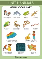 Vista previa - Unidades / Secuencias / Situaciones de Aprendizaje - Grammar 3 (Unit 1: Animals) - página 1