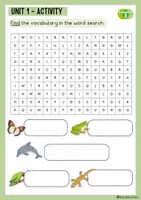 Vista previa - Unidades / Secuencias / Situaciones de Aprendizaje - Grammar 3 (Unit 1: Animals) - página 2