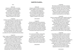 Aperçu - Préparation de séquence / Séquence complète - 3e-Le Land Art, entre démesure américaine et geste poétique européen : projet interdisc. complet (Arts Plastiques, Français, HDA) + clip original - Page 2