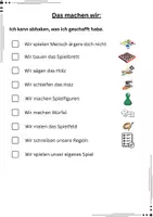Vorschau - Arbeitsblätter - Einstieg Brettspiel - Seite 1