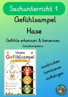 Vorschau - Poster - Gefühlsampel Hase Gefühle erkennen und benennen - Deckblatt