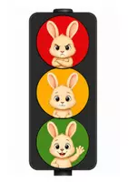 Vorschau - Poster - Gefühlsampel Hase Gefühle erkennen und benennen - Seite 1