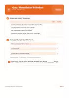 Vorschau - Arbeitsblätter - Quiz: Rhetorische Stilmittel erkennen - Seite 2