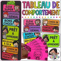 Aperçu - Matériel pour travaux manuels / dessin - Comportement de classe - rentrée scolaire Français - Page de couverture