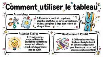 Aperçu - Matériel pour travaux manuels / dessin - Comportement de classe - rentrée scolaire Français - Page 2