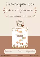 Vorschau - Poster - Classroom Management: Geburtstagskalender mit Elli, Ello, Tim, Tom und Tam - Deckblatt