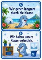 Vorschau - Präsentationen/Tafelbilder - Klassenregeln - Delfinklasse - Klassentier Delfin - Seite 3