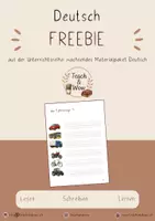 Vorschau - Arbeitsblätter - Freebie: Wörter Schreiben Fahrzeuge 1. Klasse - Deckblatt