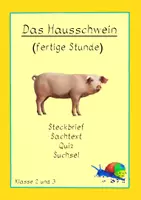 Vorschau - Stundenentwürfe - Das Hausschwein (Stundenverlauf und Material) - Deckblatt