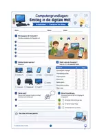 Vorschau - Unterrichtsreihen - Digitale Grundbildung – Computergrundlagen | Arbeitsblätter mit Lösungen | Klasse 5–6 - Seite 3