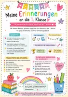 Vorschau - Stundenentwürfe - Schuljahresende 1.Klasse - Erinnerungsplakat und Reflexion - Seite 1