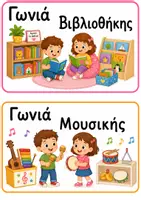Προεπισκόπηση - Αφίσες - Καρτέλες για Γωνιές & Πινακίδες Τάξης | Νηπιαγωγείο 🧸🌈 Διακόσμηση Τάξης - Σελίδα 2