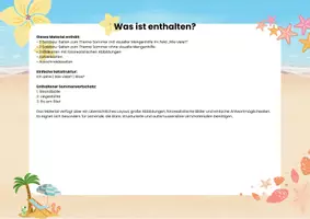 Vorschau - Arbeitsblätter - Sommersätze mit Bildkarten – kostenlos - Seite 3