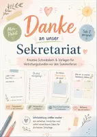 Vorschau - Arbeitsblätter - Danke an unser Sekretariat – Kreative Dankesbriefe, Komplimentekarten & Wertschätzungsaufgaben für die letzten Schultage | Sek I - Deckblatt