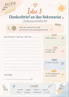 Vorschau - Arbeitsblätter - Danke an unser Sekretariat – Kreative Dankesbriefe, Komplimentekarten & Wertschätzungsaufgaben für die letzten Schultage | Sek I - Seite 2