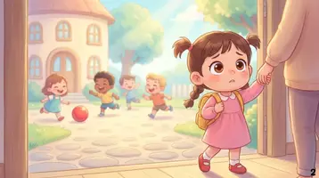 Aperçu - Cartes / Images - Kamishibaï | Léa a peur du premier jour | La rentrée scolaire - Page 3