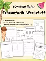 Vorschau - Stundenentwürfe - Materialpaket Sommer: Lesen & Schreiben (Kl. 1–4) | differenziert, strukturiert & sofort einsetzbar - Seite 1
